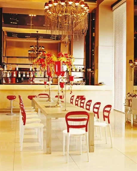 Стул Miss Bibi белый/красный