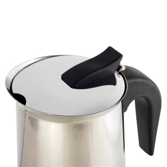 Кофеварка гейзерная 650 мл. 12 порций Kamille KM 0553 из нержавеющей стали