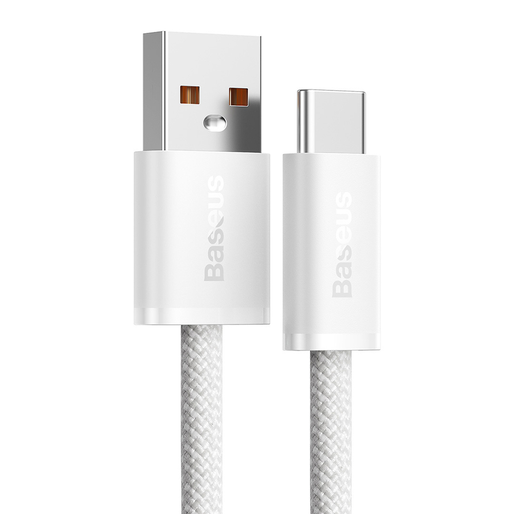 Type-C Кабель Baseus Dynamic Series Fast Charging Data Cable USB to Type-C 100W - White