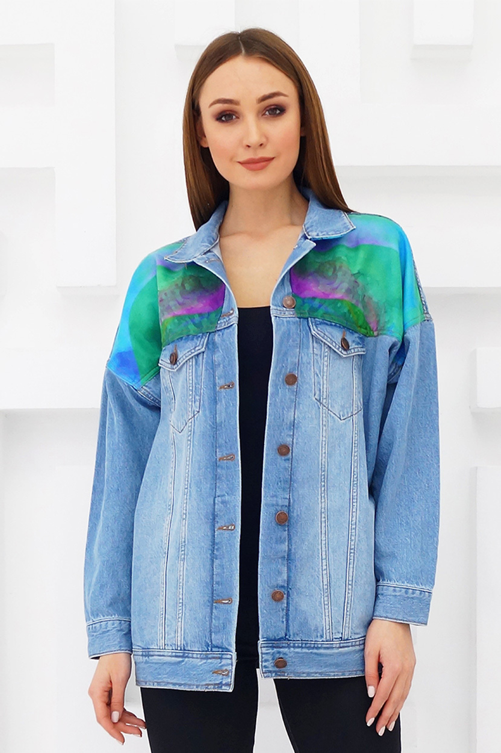 LIGVIANNI Джинсовая куртка Denim Jacket Lion