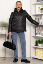 Куртка демисезонная стеганая (черная) Б14249-25М LT Collection