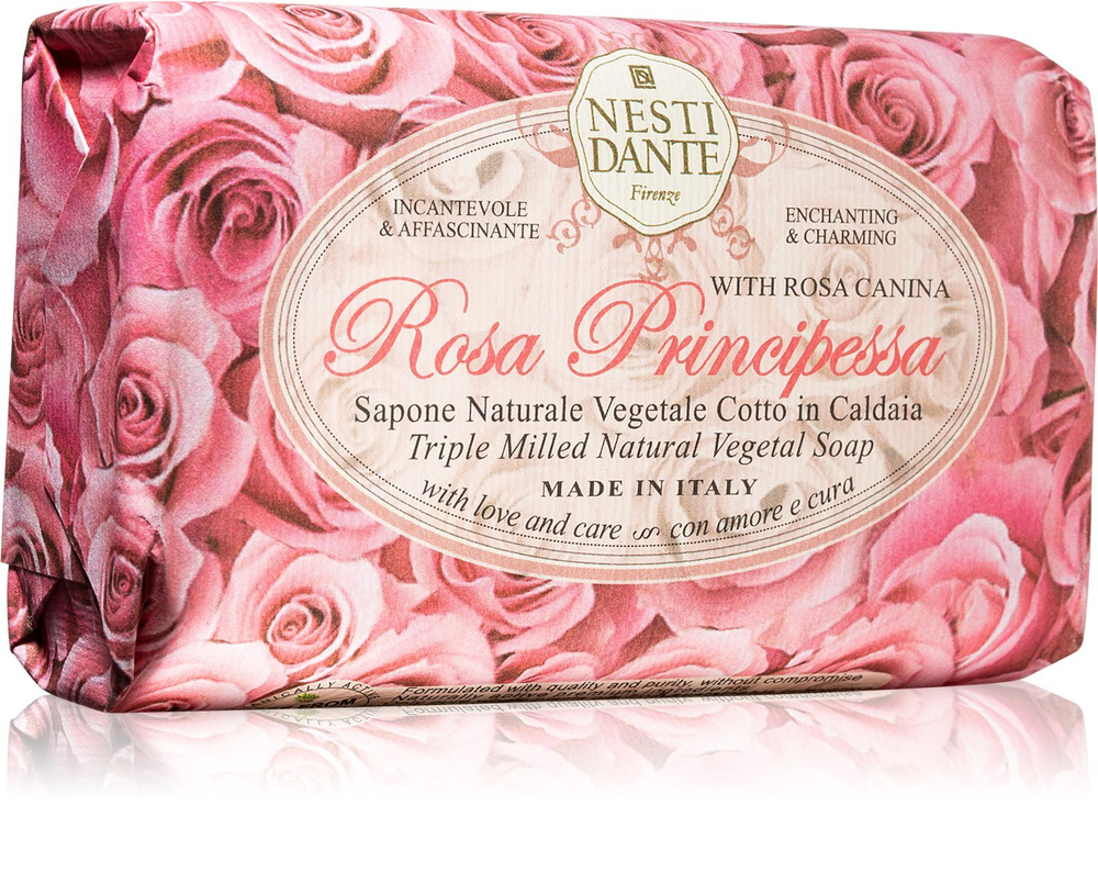 Nesti Dante Rosa Principessa - натуральное мыло /   150  g  / GTIN 837524002223