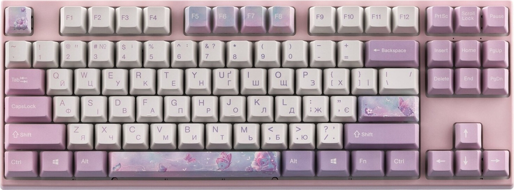 Клавиатура VARMILO VEM87 Dreams On Board EC V2 Jasmine UA фиолетовый