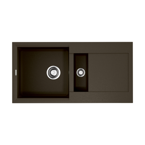 Купить Мойка Omoikiri Sakaime 86-2-DC Tetogranit | Темный шоколад