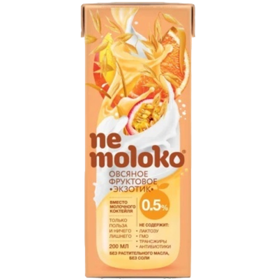 Напиток Nemoloko Овсяный фруктовый 200мл