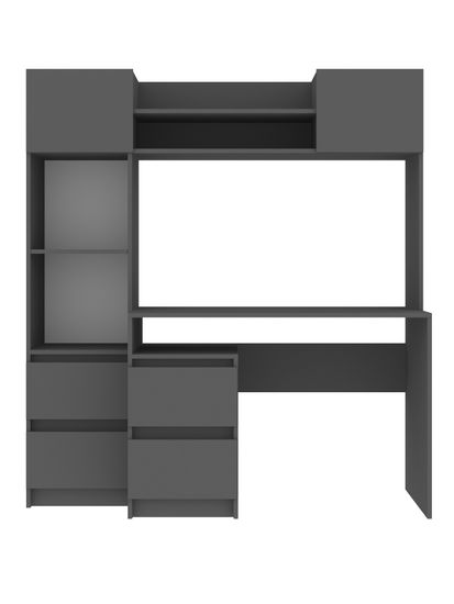 Стол КАРДИФФ /1550*1670*570/ левый белый / белый