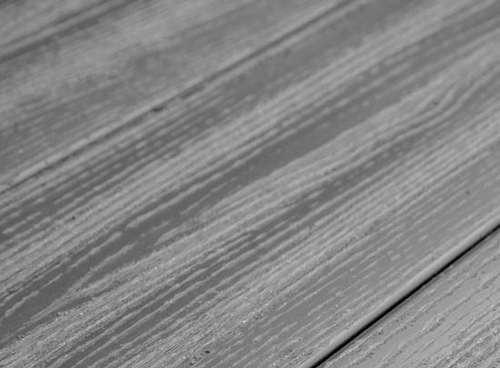 Террасная доска ДПК Padus (R) - радиальный распил пепельный.