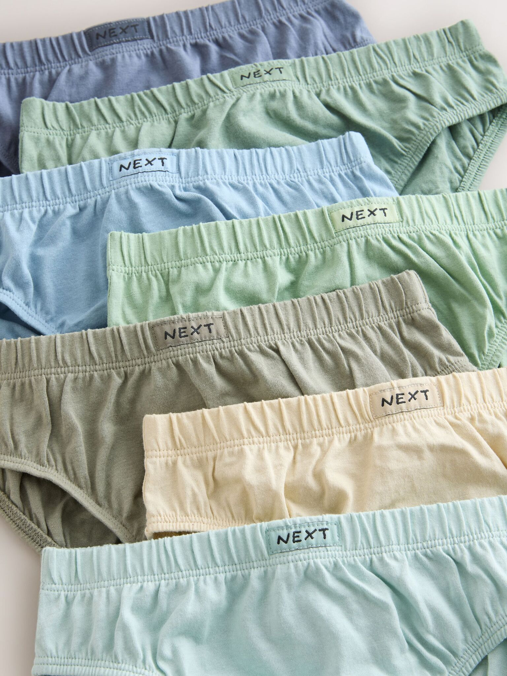 Трусы для мальчика Next AA1-128, 7 шт., Зеленый, Голубой, Песочный