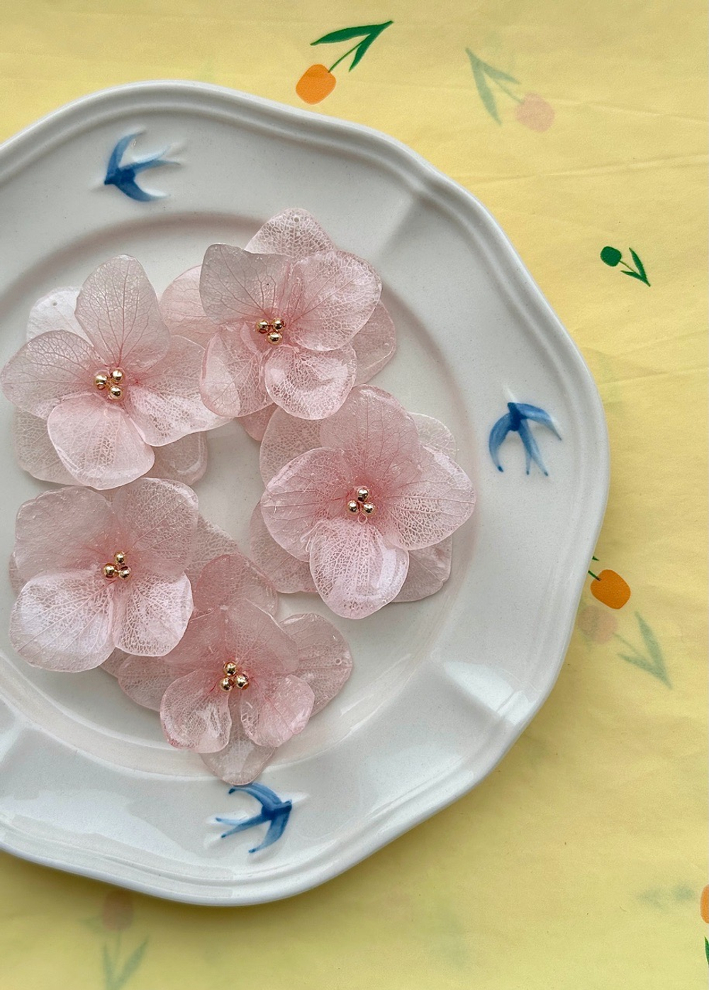 Подвеска "Цветок розовый"