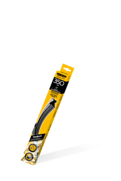 RUNWAY Щетка стеклоочистителя бескаркасная с графитовым покрытием 350мм