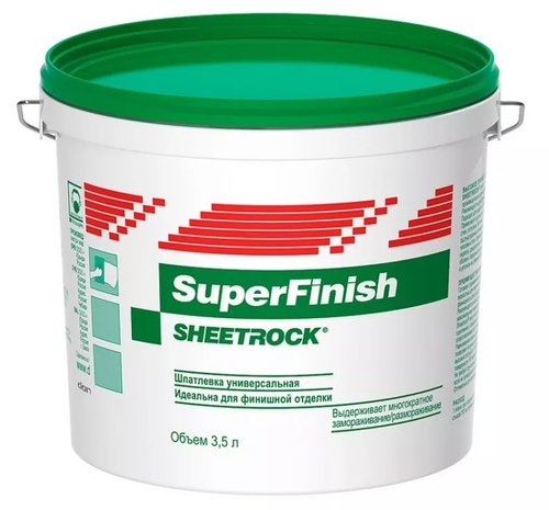 Шпатлевка универс. 17 л/28 кг финишная Sheetrock