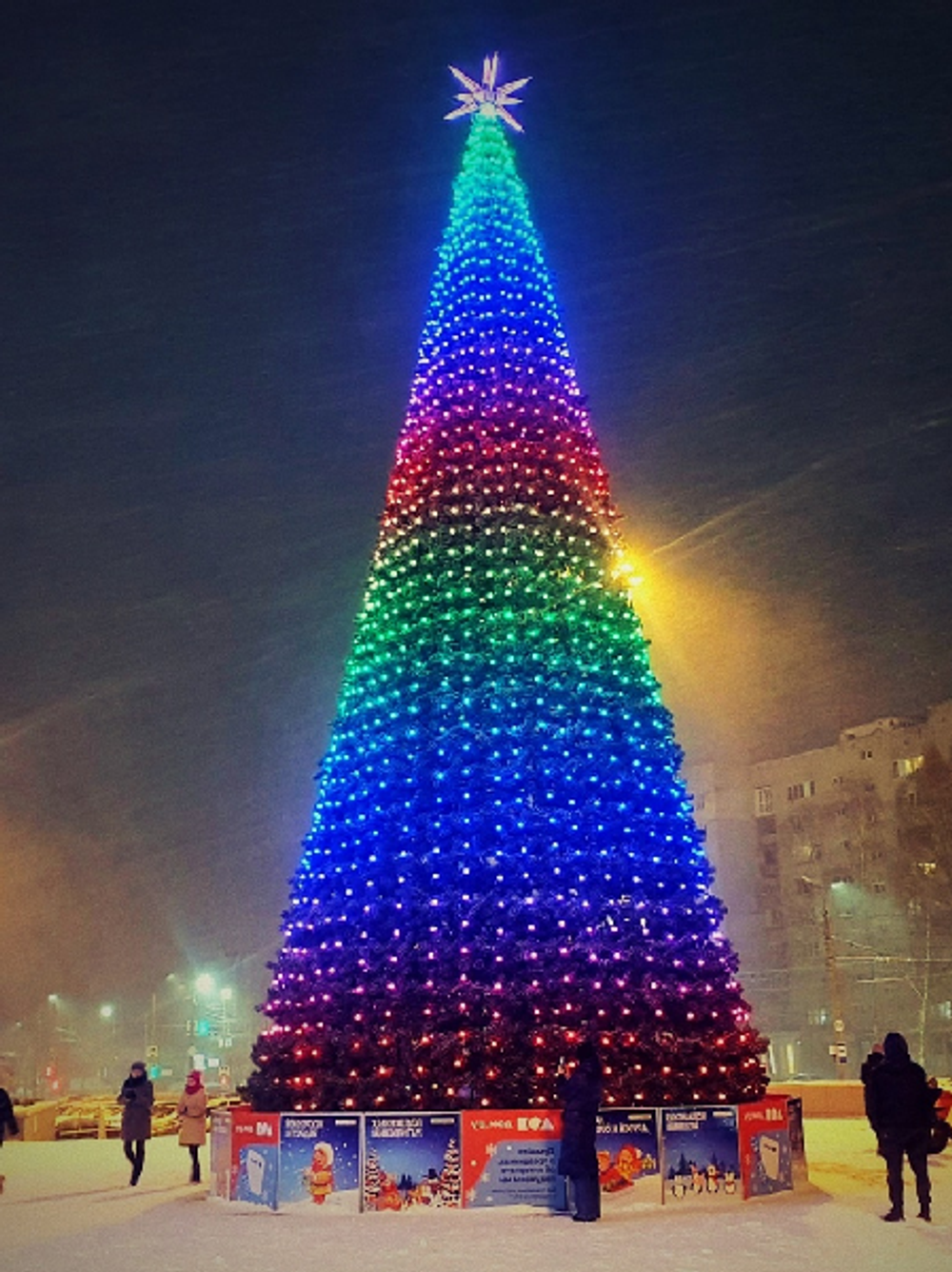 уличная гирлянда 3Д, умная медиагирлянда