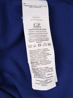 Футболка C.P. Company Logo Print Blue Quartz
