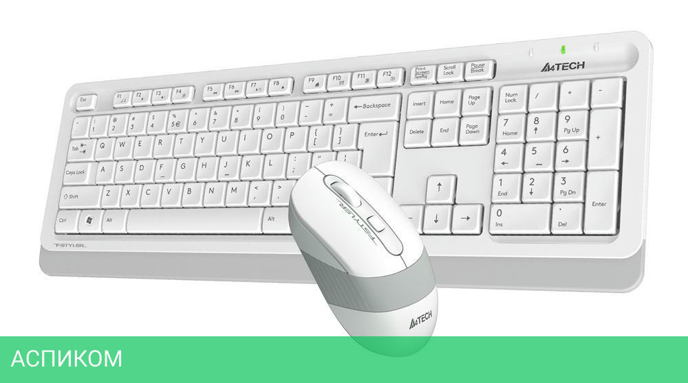Набор периферии A4 Fstyler FG1010 белый/серый