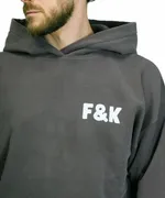 Худи Hardlunch F&K темно-серый
