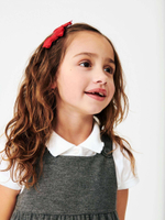 Сарафан школьный с карманами для девочки Next 419-957, Серый