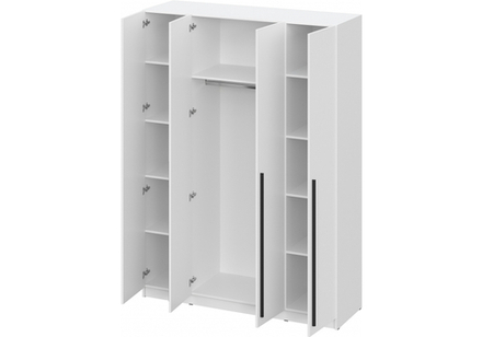 Шкаф Woodville Бирма ШК-1600 белое дерево, белое дерево