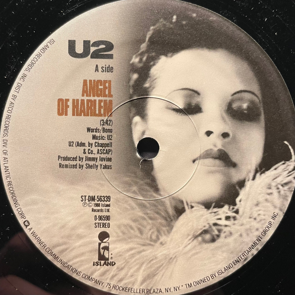 U2 ‎– Angel Of Harlem (США 1988г.) EP