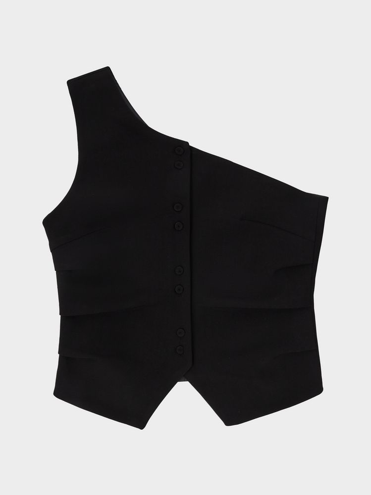 Жилет на одно плечо / black