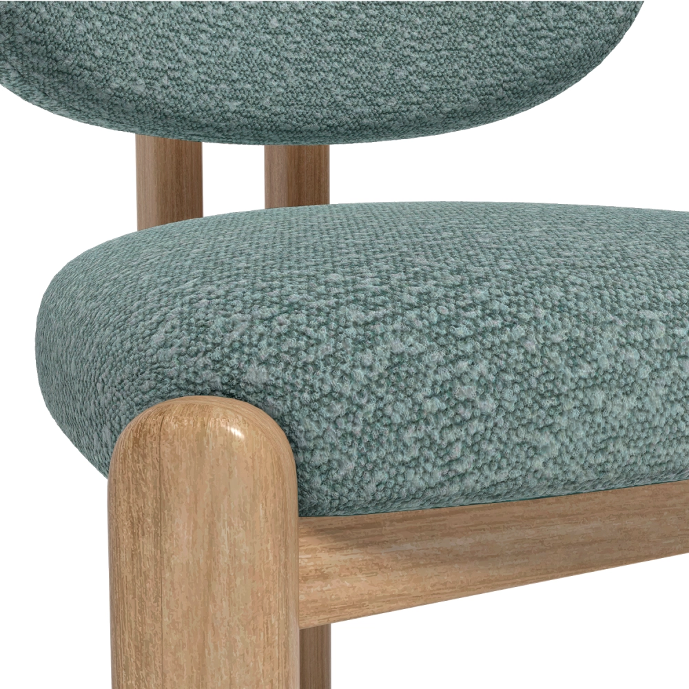 Стул Galloti, дуб светлый, букле noble 793