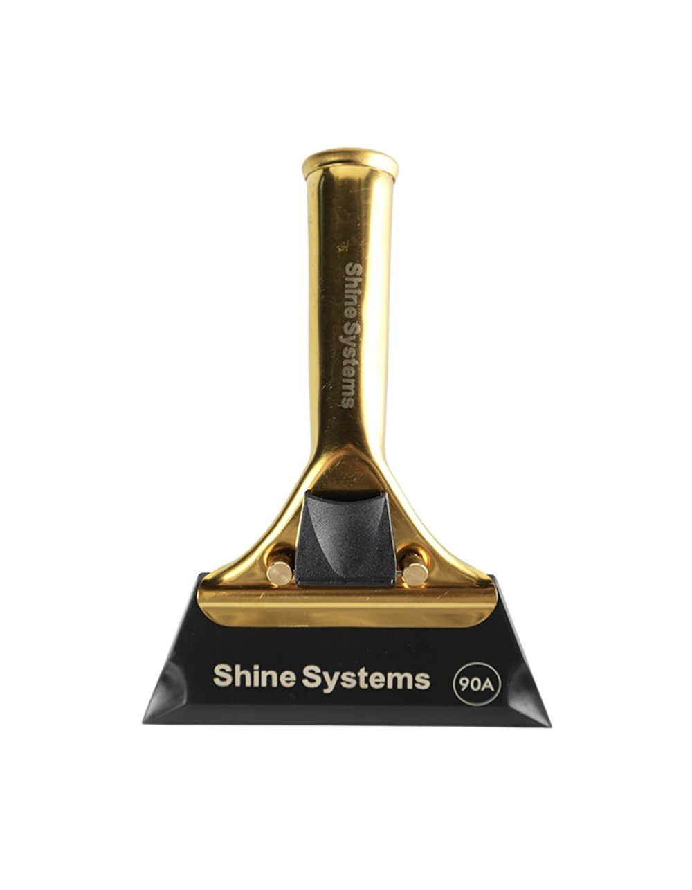 Shine Systems Ракель черный твердостью 90А с ручкой 15*12см