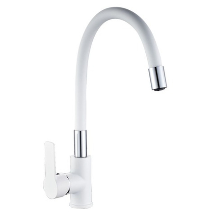 Смеситель для кухни Haiba HB 70113-8 белый