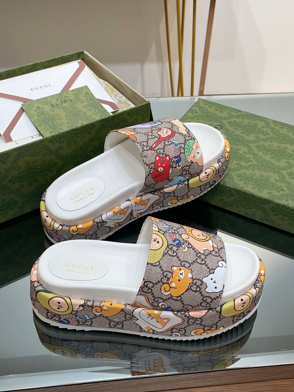 Gucci Platform Slide Sandal