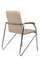 Стул Самба с деревянными подлокотниками SMB-02H Хром гальв. Бежевый