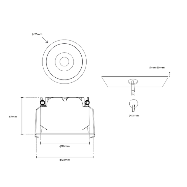 Встраиваемый светильник SPARK-113 Soft