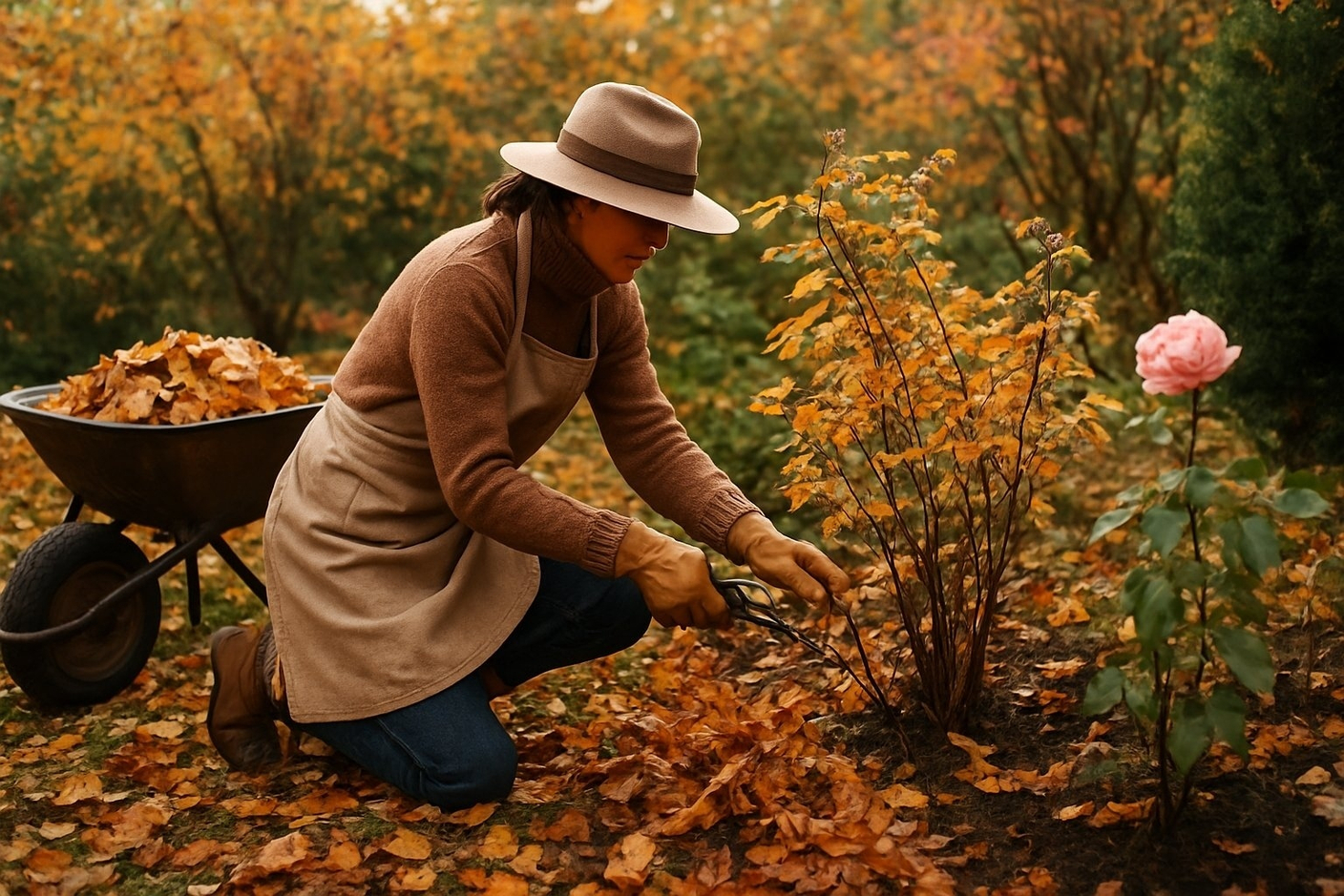 осенние работы в саду