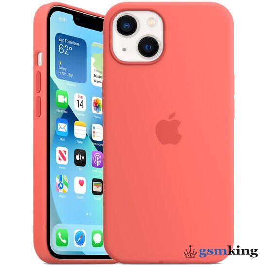 Apple Silicone Case with MagSafe iPhone 13 Pink Pomelo «Розовый помело» MM253ZE/A