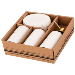 НАБОР ДЛЯ ВАННОЙ КОМНАТЫ 4 ПР. (КОР=12НАБ.) 330 МЛ