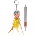 Набор подарочный «Сказочная история» (ручка и брелок), микс цветов