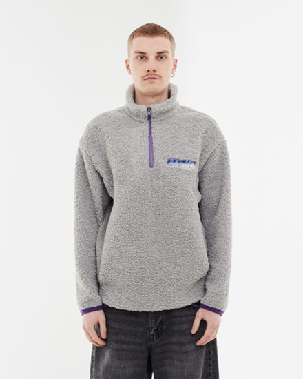 Толстовка ANTEATER Pravda-Zip-SHERPA-Light-Grey