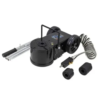 Домкрат подкатной пневмогидравлический 40т/20т (h min 150мм, h max 40т-74мм/20т-68мм, удлинители 45+75мм) Forsage F-TRA40-2AL BIG