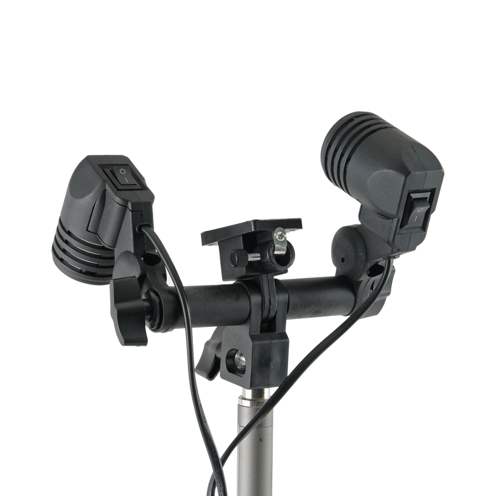 Патрон Falcon Eyes LH2-27SU для 2 ламп вспышек и зонтиков