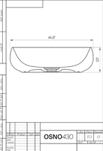 Раковина OSNO 430 Pure
