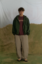 Худи Called a Garment Voyageur St Zip "Forest Green"