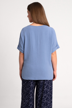 Блузка женская 4581з, св джинс #30СДж094581з