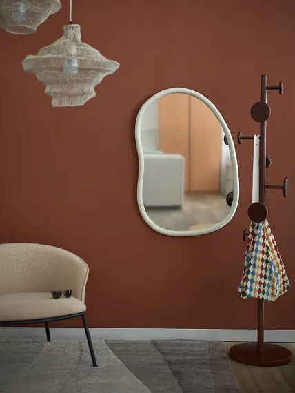 Зеркало настенное torhill, 64х99 см, бежевое