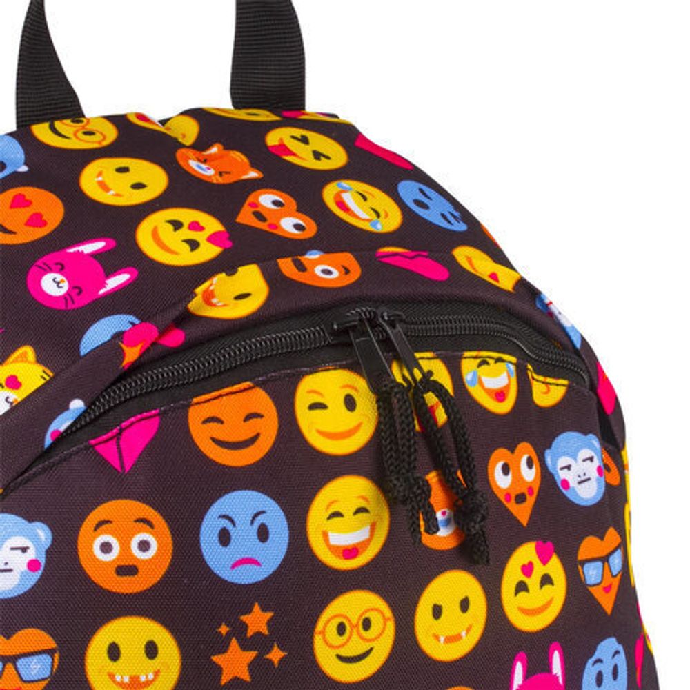 Рюкзак BRAUBERG молодежный, сити-формат, Смайлики, 41х32х14 см, 227105