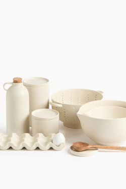 H&M HOME Набор из двух керамических мисок для смешивания, светло-бежевый