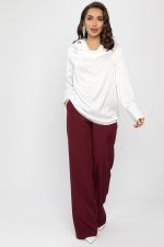 Блуза Шелковая сказка (белая) Б14380-33М LT Collection