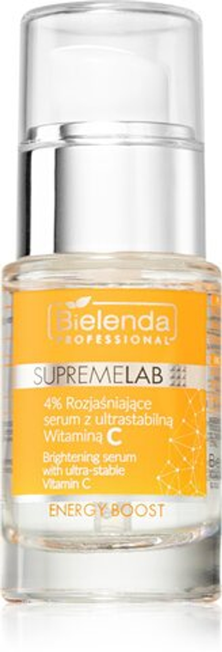 Bielenda Professional Supremelab Energy Boost - 4% осветляющая сыворотка с ультрастабильным витамином С /   15  ml  / GTIN 5902169035440