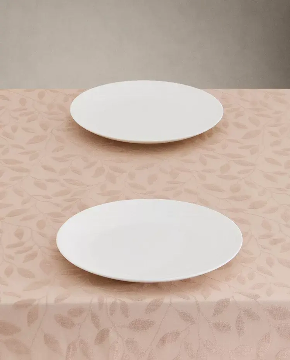 ZARA HOME ЖАККАРДОВАЯ СКАТЕРТЬ С УЗОРОМ, РОЗОВЫЙ