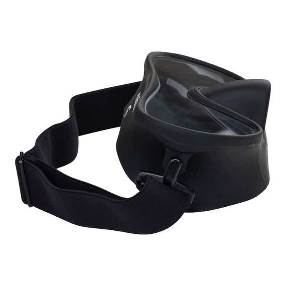 Маска Scorpena N3 с эластичным ремешком черная