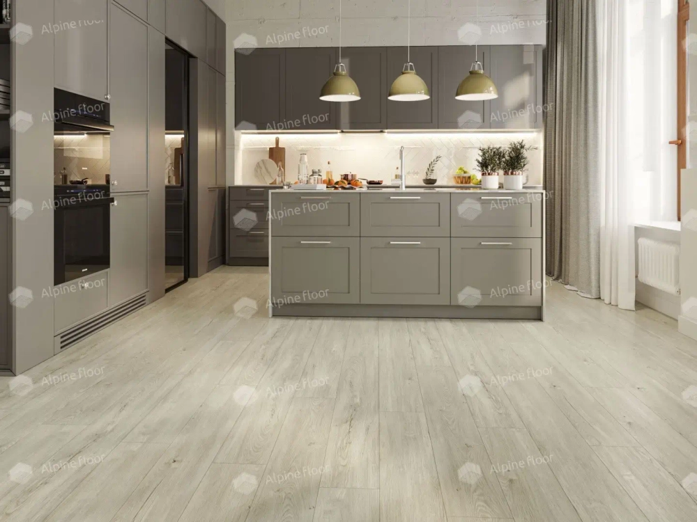SPC ламинат Alpine Floor Секвойя Снежная