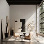 Кофейный стол Phantom Table, Tall - Burn Antique