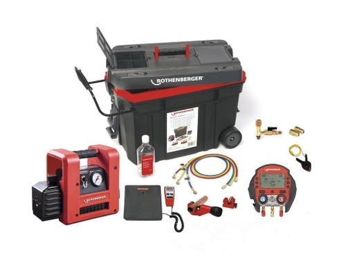 Универсальный набор для заполнения и слива системы Rothenberger ROCADDY 120 R32 Digital