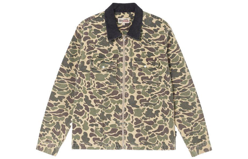 Куртки Stussy SS22 Washed Canvas Work Shirt, 1110214